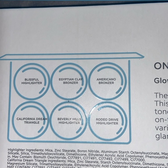 OFRA On the Glow highlighting and bronzing palette.  Brand new in box - Picture 4 of 8